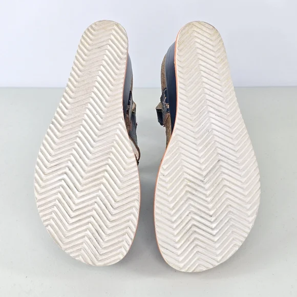 L’Artiste Gazebo Floral Leather Platform Wedge Sandals EU 38 US Size 7.5-8 - Picture 9 of 9